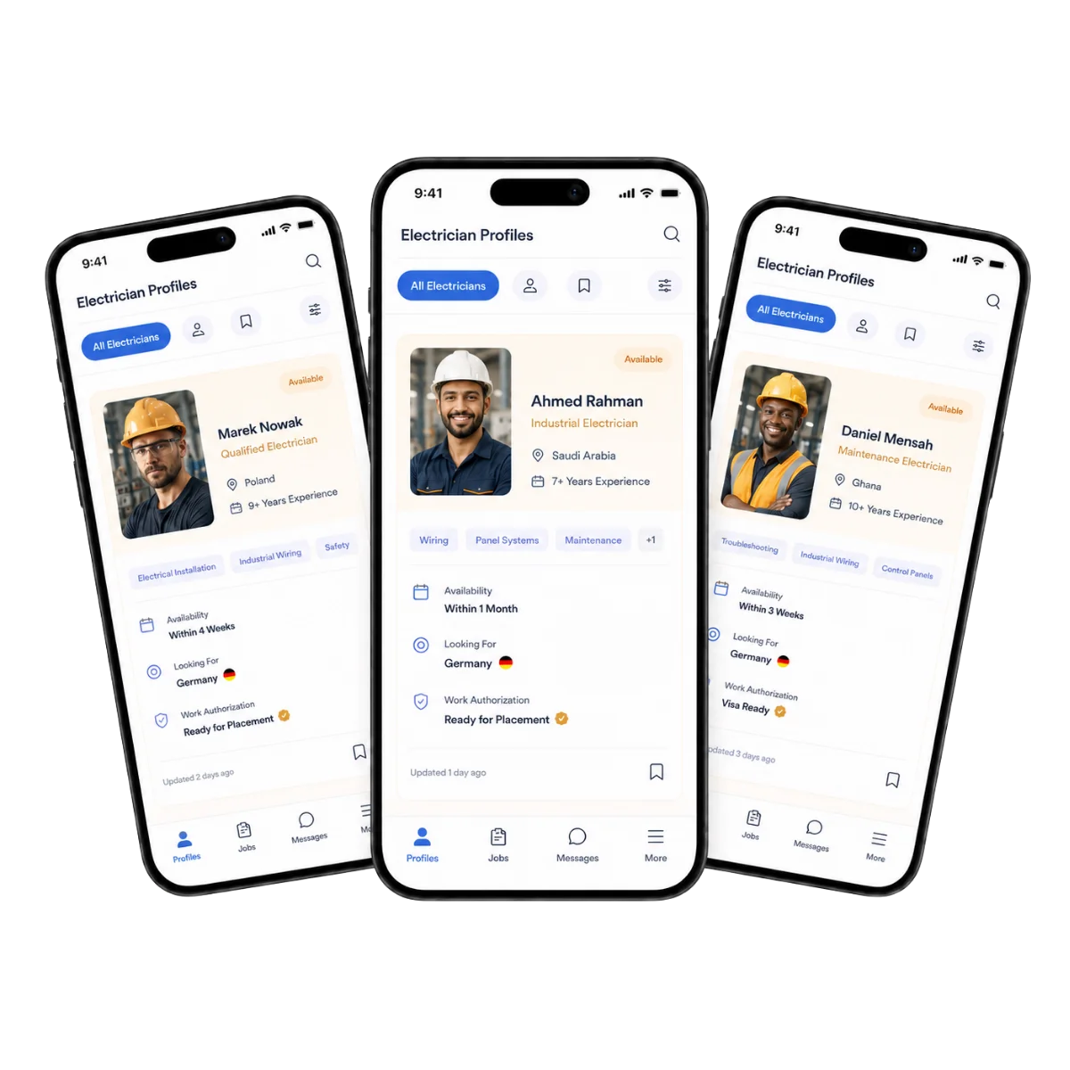 Digital candidate profiles on TalentSure