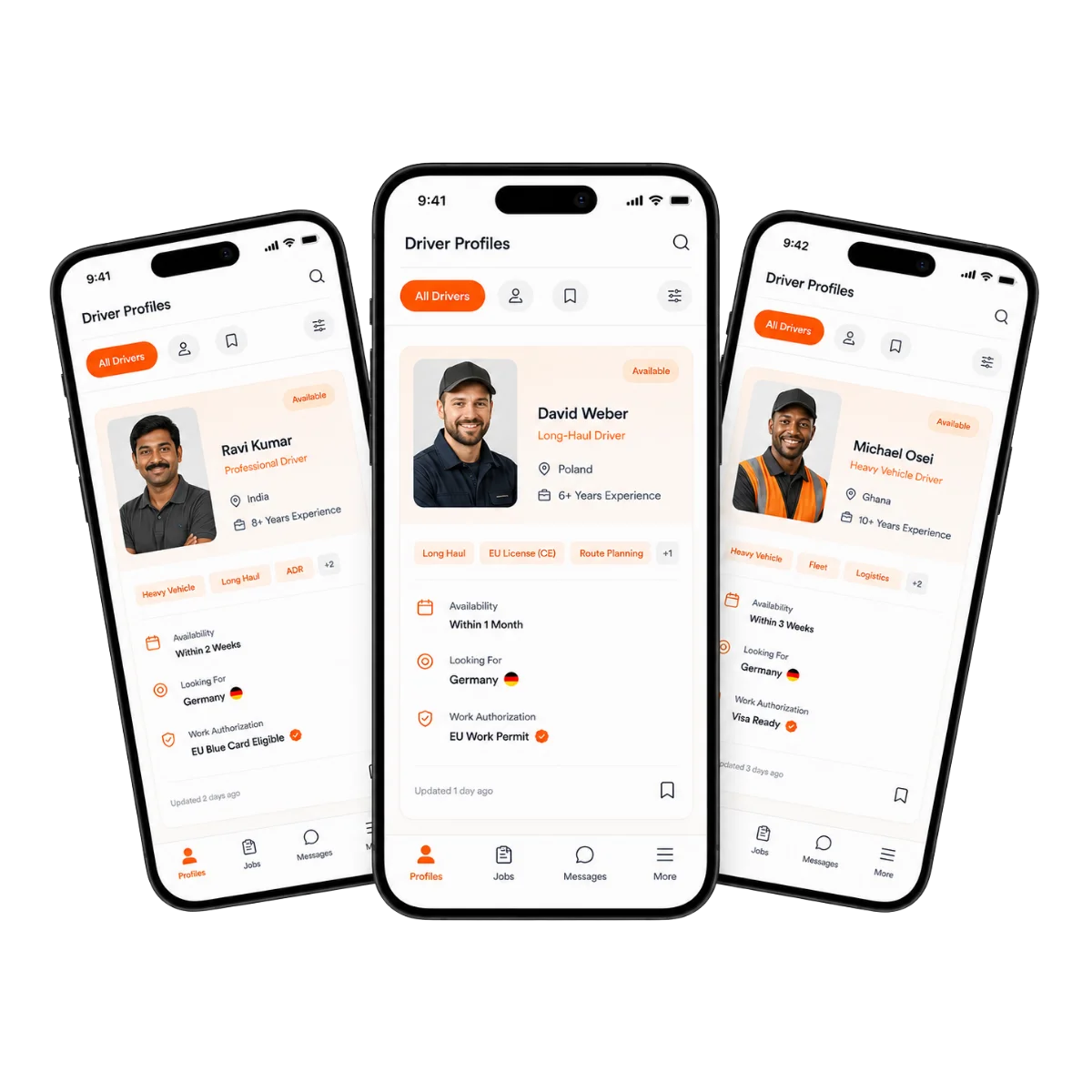 Digital candidate profiles on TalentSure