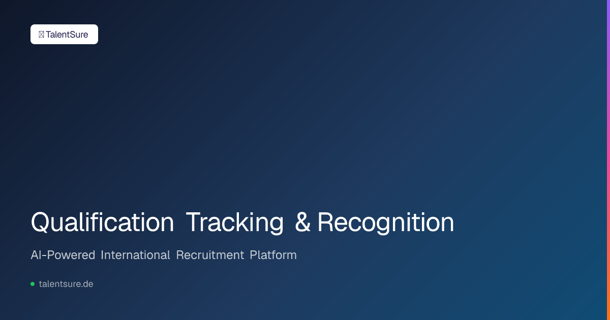 Qualification Tracking & Recognition – TalentSure